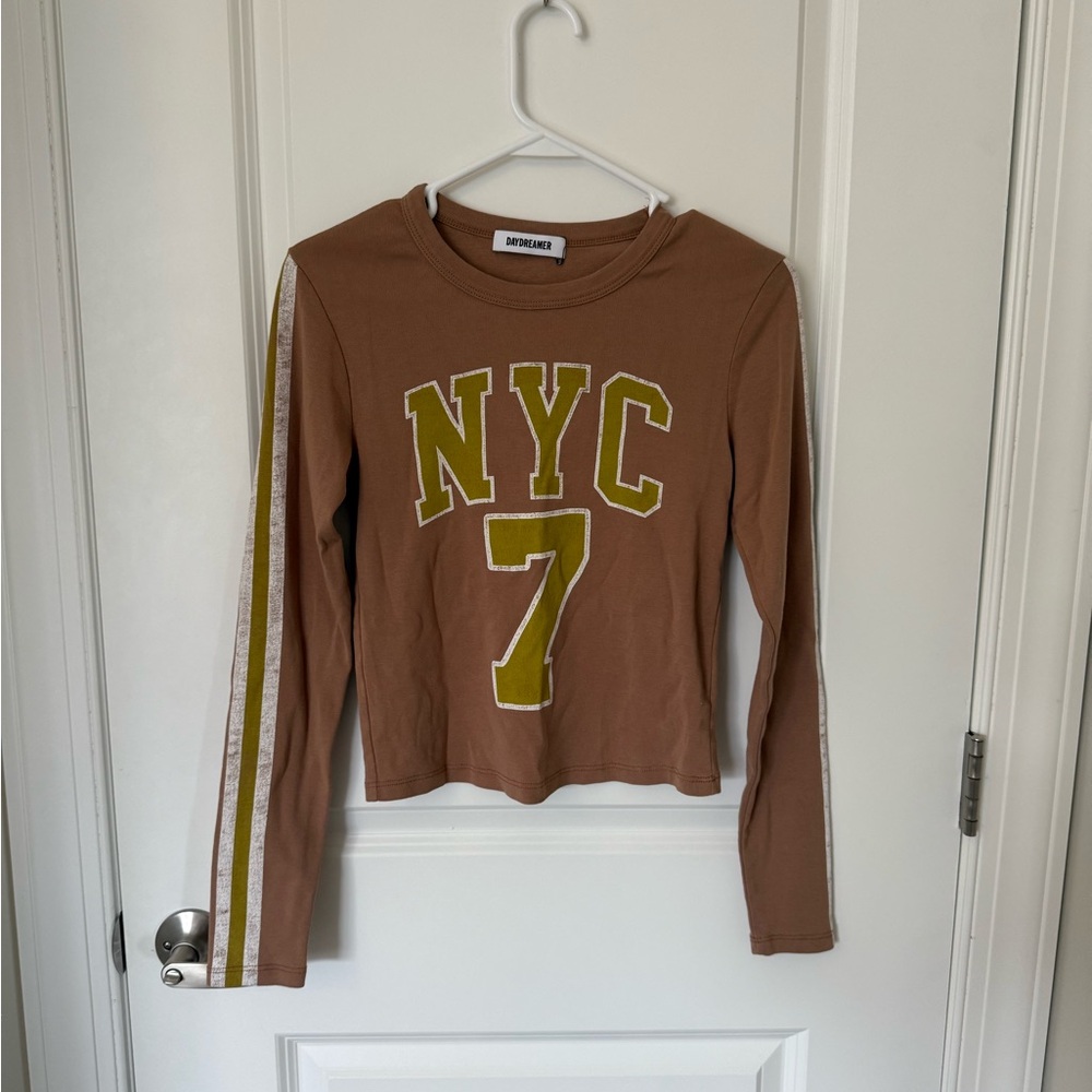 Daydreamer NYC Cropped Long Sleeve Top